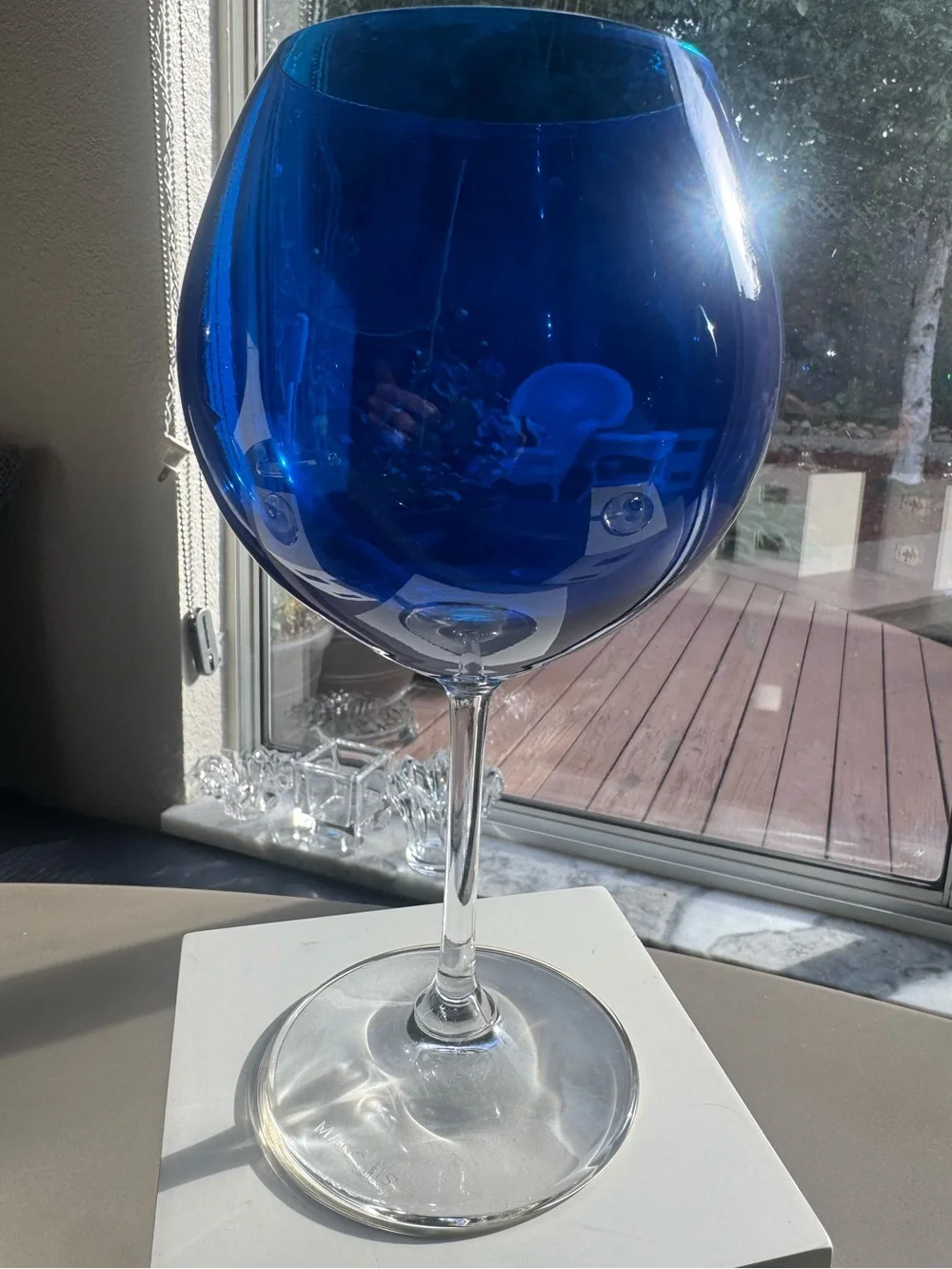 Marquis by Waterford Vintage Jewels Wine Goblets Amethyst Cobalt Emerald Set 3